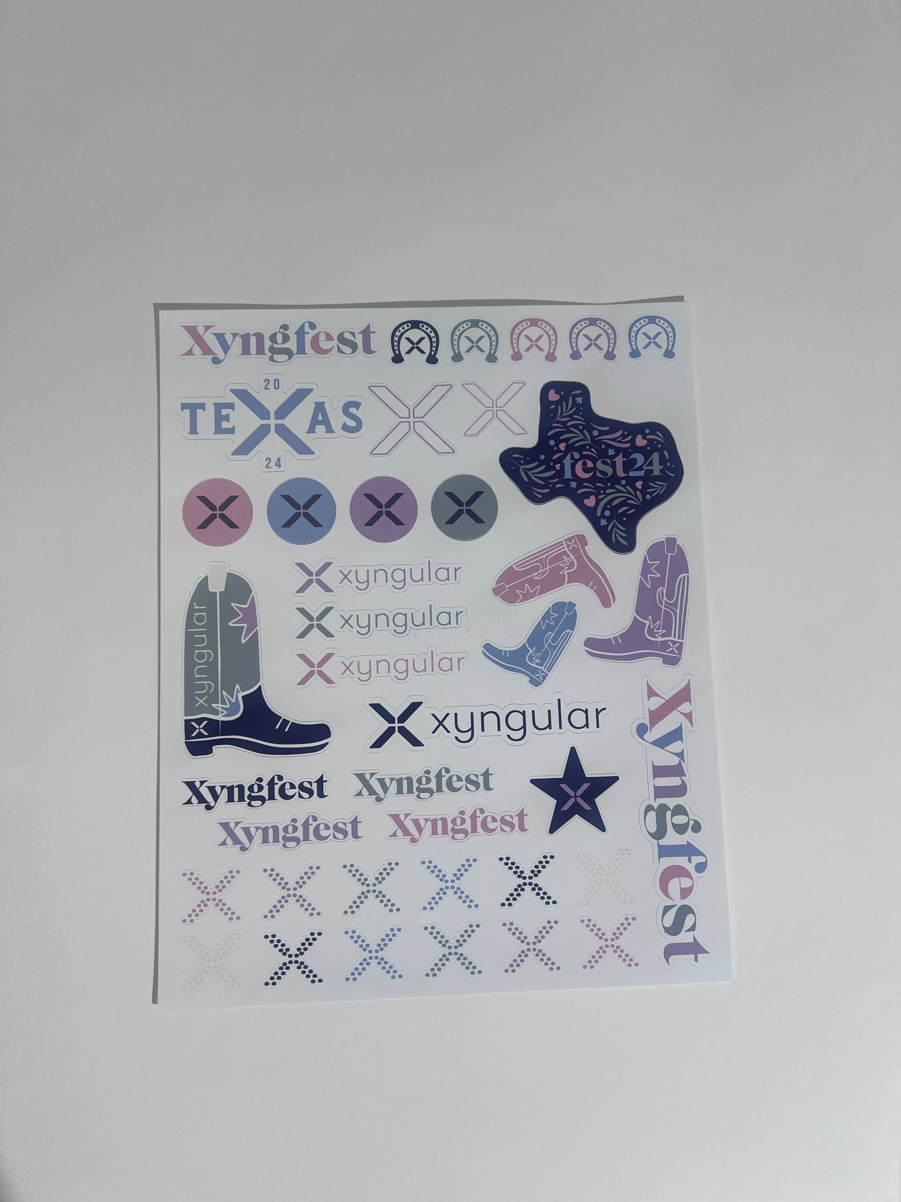 Western Sticker Sheet