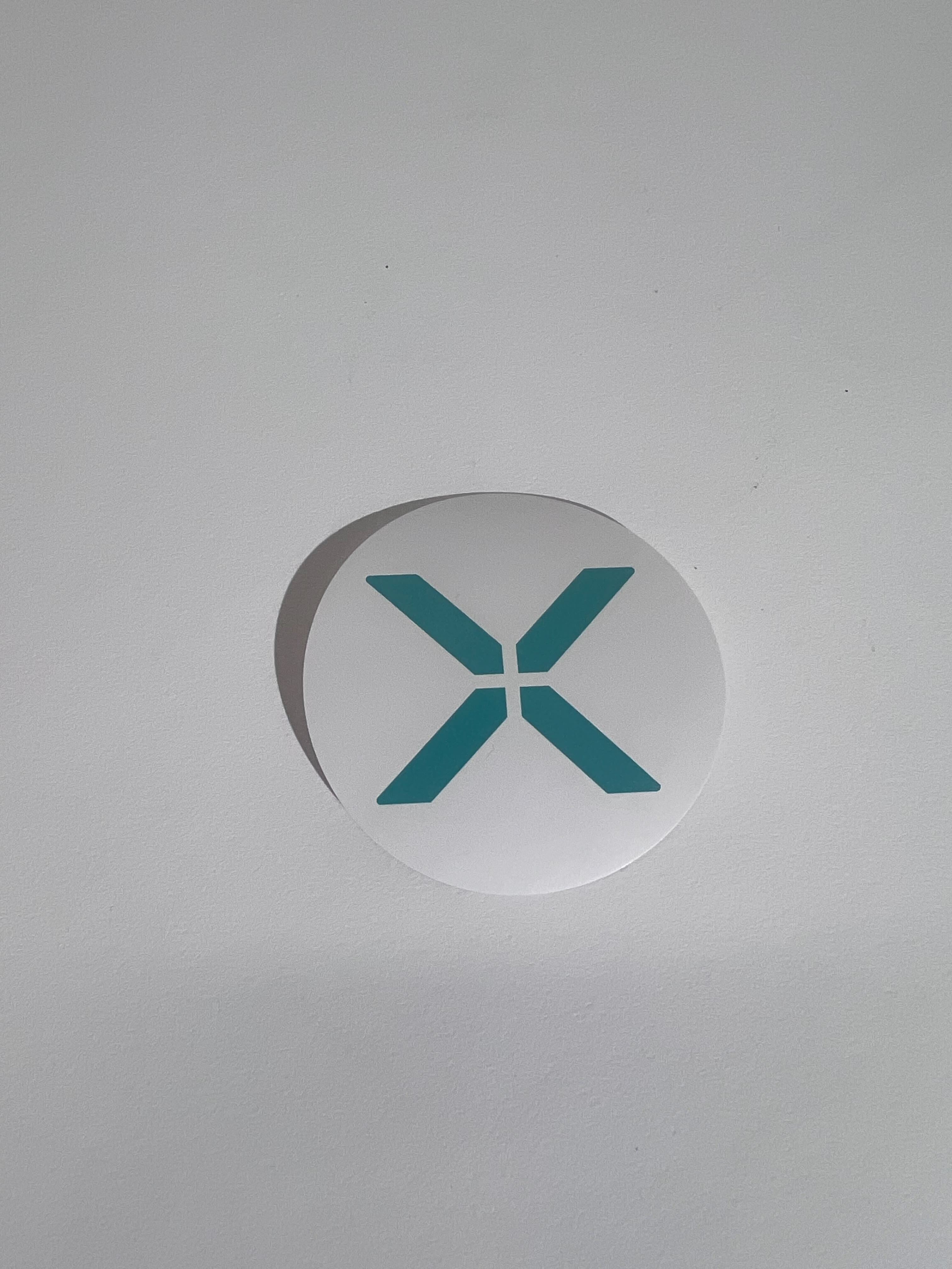 Round X Sticker (50 Pack)